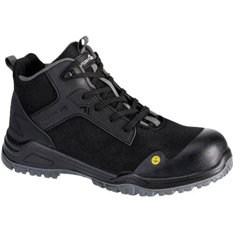 Portwest FE01 S3S Sicherheitshochschuhe schwarz FE01BGY – schwarz