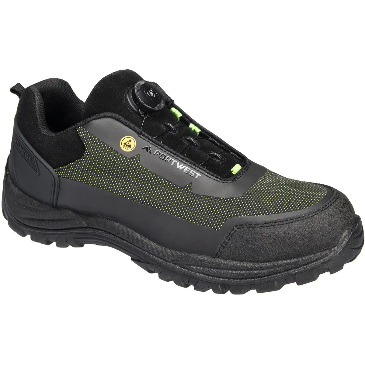 Portwest FE05 S3S Sicherheitshalbschuhe schwarz – schwarz