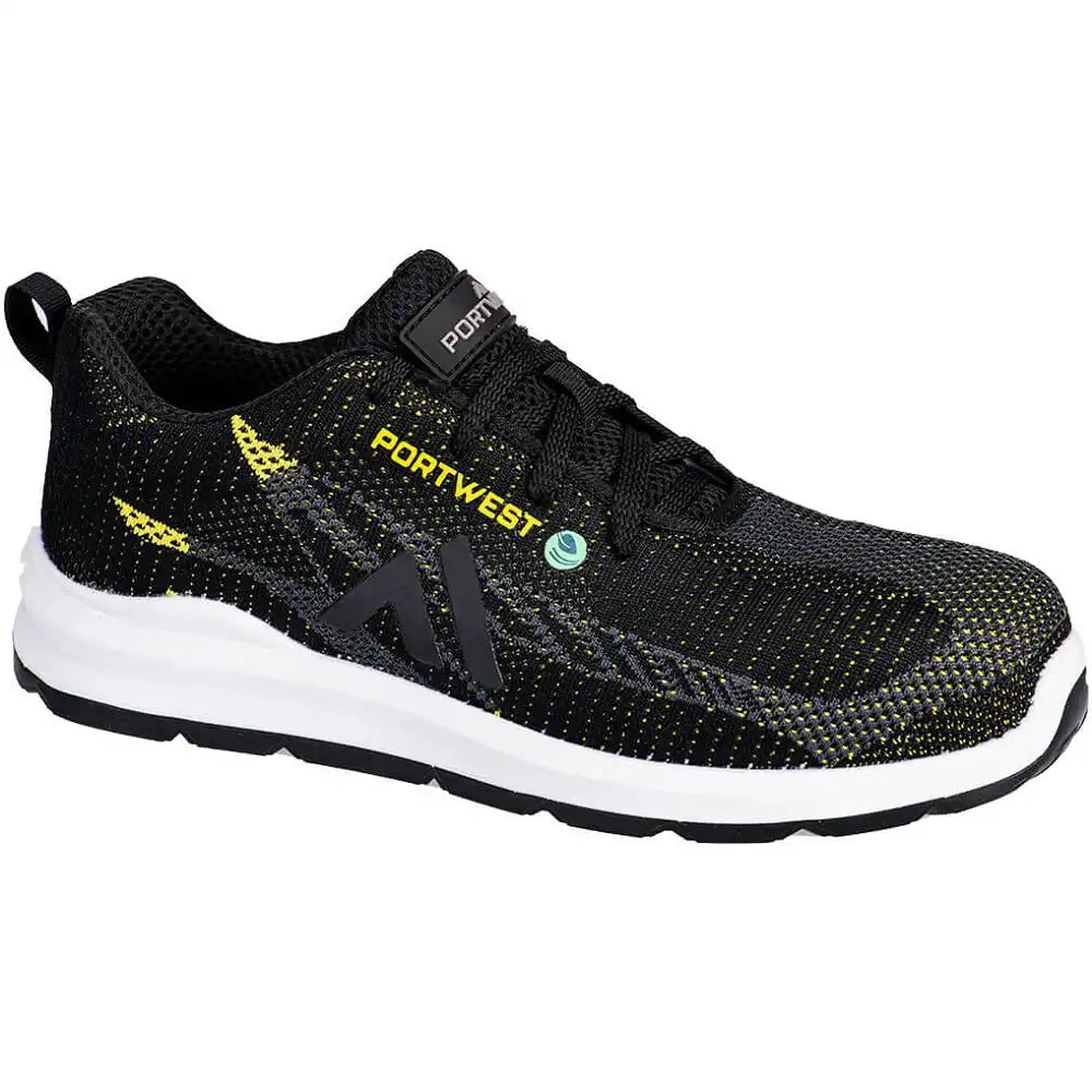Portwest FC06 S1PS Sicherheitshalbschuhe schwarz – schwarz