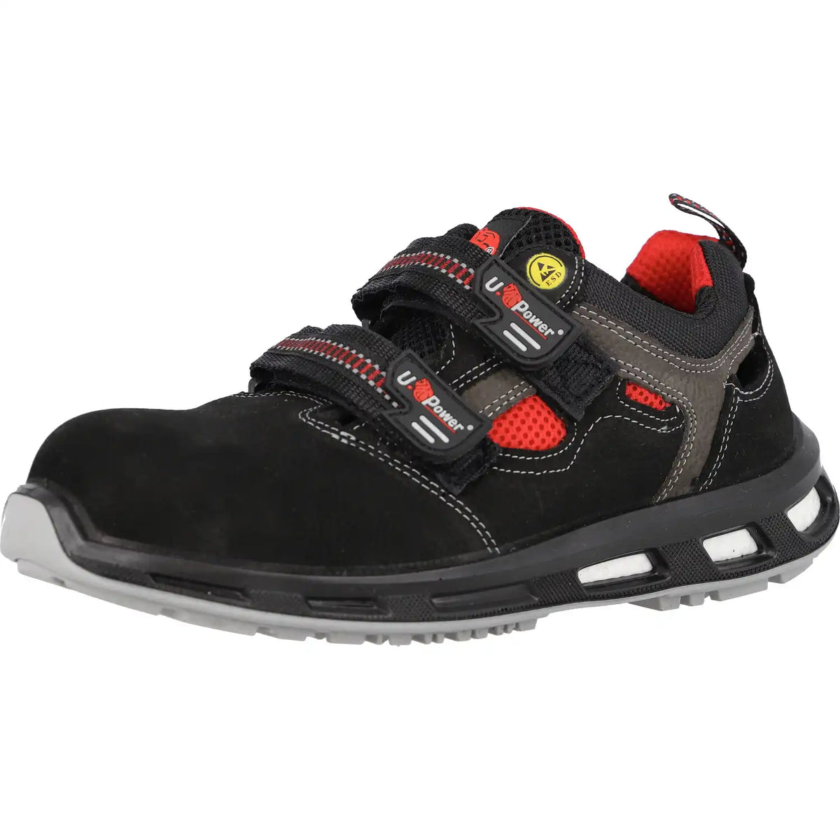 U-Power Cody S1P Sicherheitshalbschuhe schwarz – schwarz