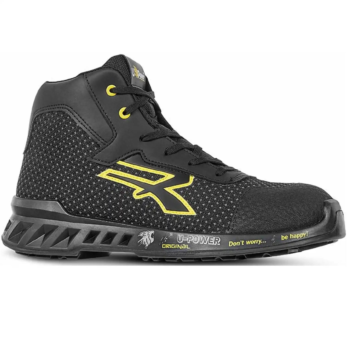 U-Power JOE Leve S3 Sicherheitshochschuh rot – schwarz