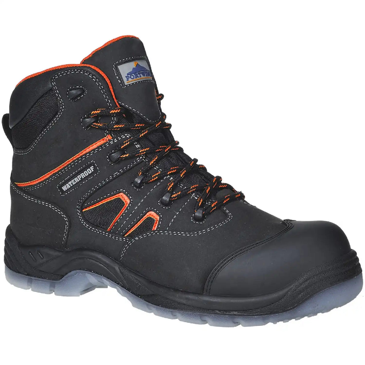 Portwest FC57 CompositeLite-Portwes S3 Sicherheitshochschuh schwarz – schwarz