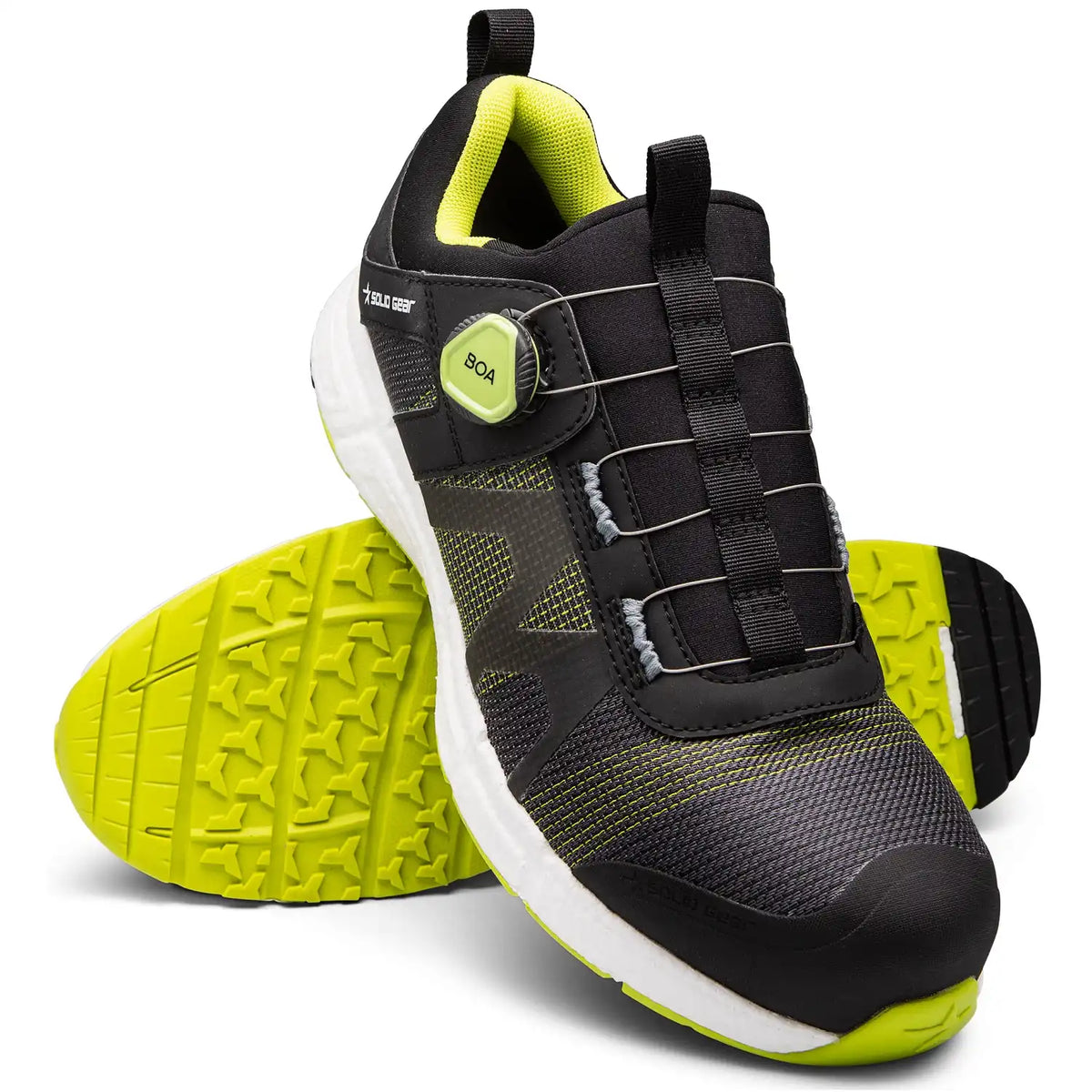 Solid Gear Vent 2 S1P Sicherheitshalbschuhe schwarz – schwarz
