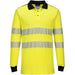 Portwest FR702 WX3 FR Multinorm Langarm-Poloshirt – gelb/schwarz