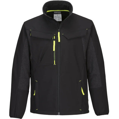 Portwest T753 WX3 Eco Hybrid-Softshelljacke schwarz – schwarz