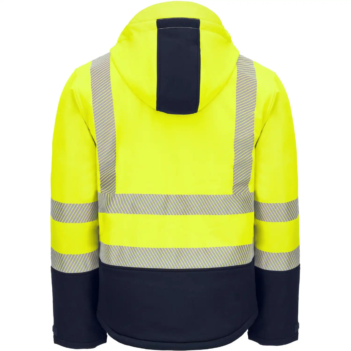 Nitras Warnschutz Winter Softshellj Motion TEX VIZ – gelb/marine
