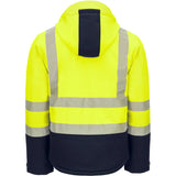 Nitras Warnschutz Winter Softshellj Motion TEX VIZ – gelb/marine