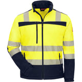 Nitras Motion TEX VIZ Warnschutz Softshelljacke 7172 – gelb/marine