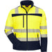 Nitras Motion TEX VIZ Warnschutz Softshelljacke 7172 – gelb/marine