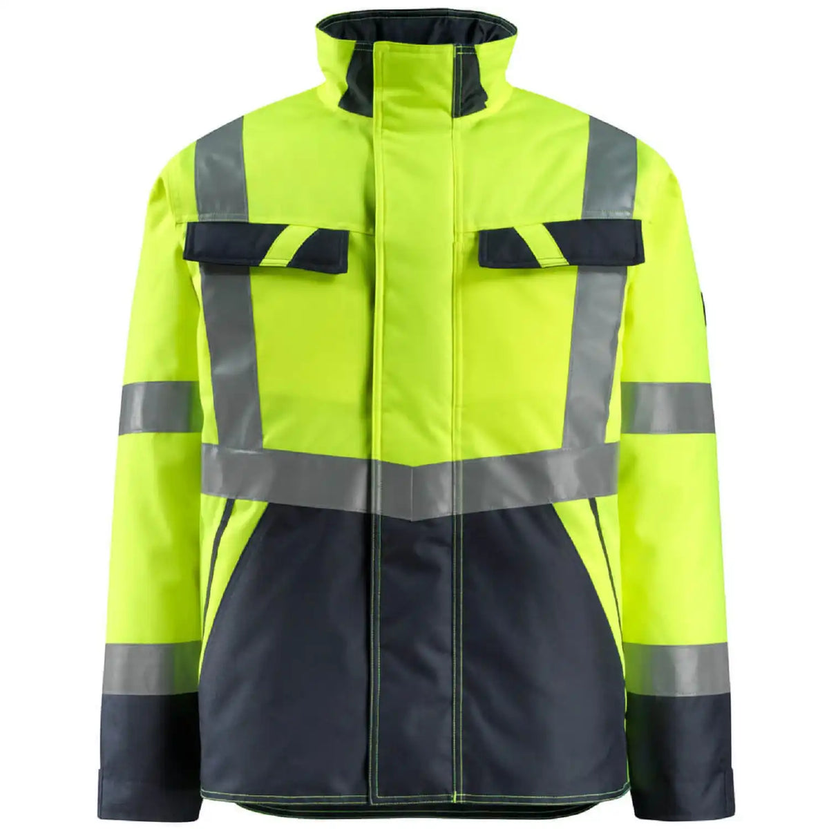 Mascot Penrith Safe Light Warn-Pilotjacke – gelb/schwarzblau
