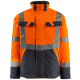 Mascot Penrith Safe Light Warn-Pilotjacke – orange/schwarzblau