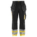 Blåkläder 1529 100% BW Warnschutz Handwerkerhose – schwarz/gelb