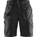 Blåkläder 1534 Canvas Handwerker-Shorts – schwarz