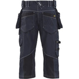 Blåkläder 1991 Jeans-Piratenhose Stretch X1900 – marine/schwarz