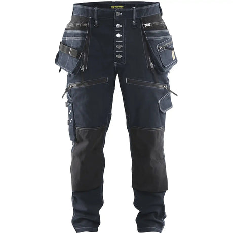 Blåkläder X1900 Stretch Jeans-Handwerkerhose – marine/schwarz