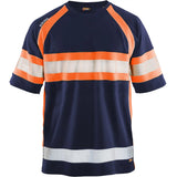 Blåkläder 3337 Warnschutz T-Shirt – marine/orange