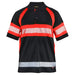 Blåkläder 3338 Warnschutz Polo-Shirt – schwarz/rot