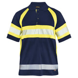 Blåkläder 3338 Warnschutz Polo-Shirt – marine/gelb