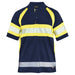 Blåkläder 3338 Warnschutz Polo-Shirt – marine/gelb