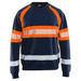 Blåkläder 3359 Warnschutz Pullover – marine/orange