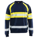 Blåkläder 3359 Warnschutz Pullover – marine/gelb