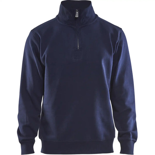 Blåkläder 3365 Sweater mit Half-Zip – marine