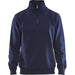 Blåkläder 3365 Sweater mit Half-Zip – marine