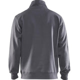 Blåkläder 3365 Sweater mit Half-Zip – grau