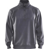 Blåkläder 3365 Sweater mit Half-Zip – grau