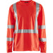 Blåkläder 3383 Warnschutz Langarmshirt UV-Schutz – hellrot