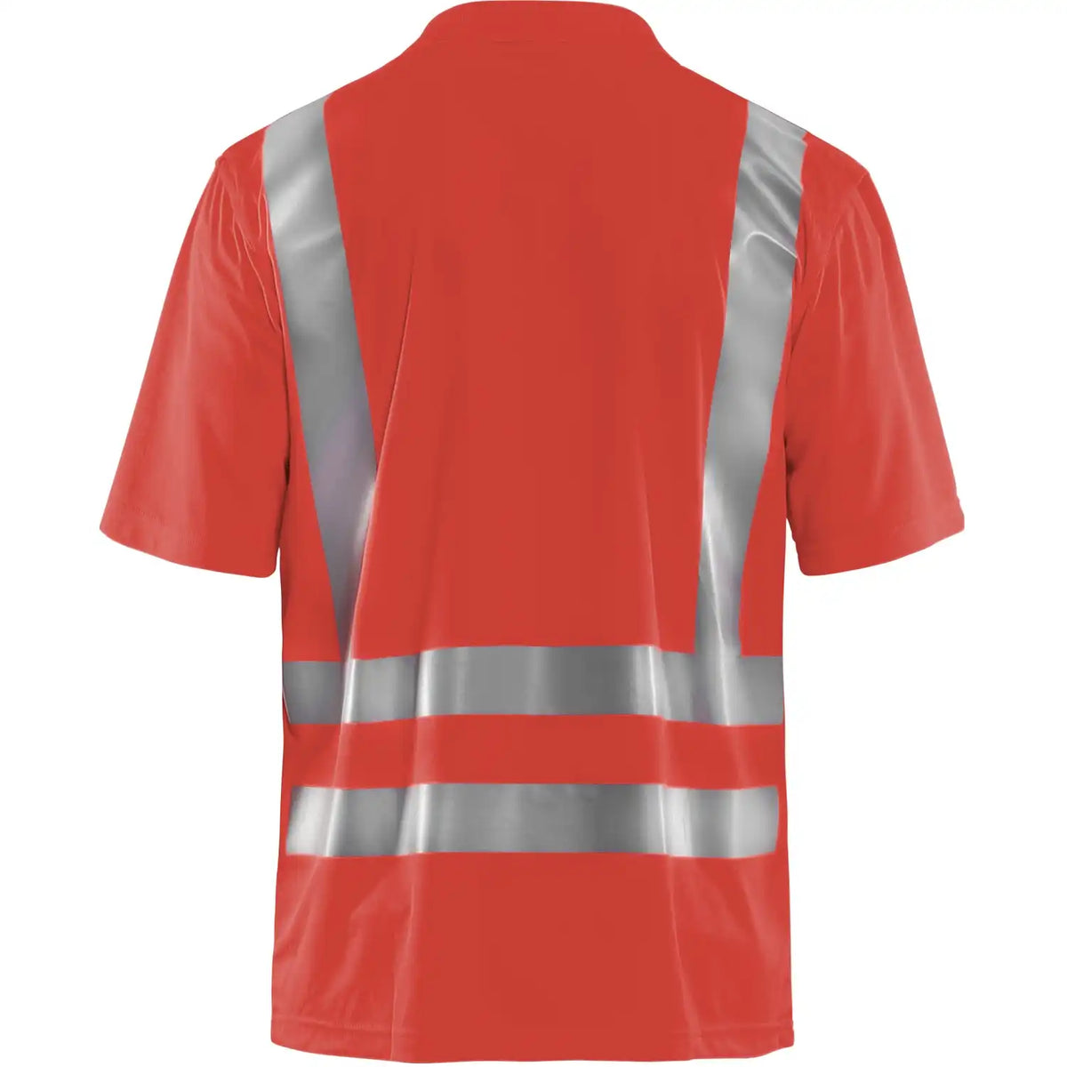 Blåkläder m. UV-Schutz 3391 Warnschutz Polo-Shirt – hellrot