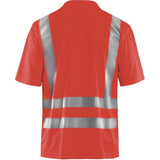 Blåkläder m. UV-Schutz 3391 Warnschutz Polo-Shirt – hellrot