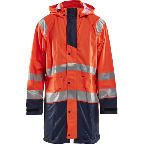Blåkläder 4324 Level 1 Warnschutz Regenmantel – orange/marine