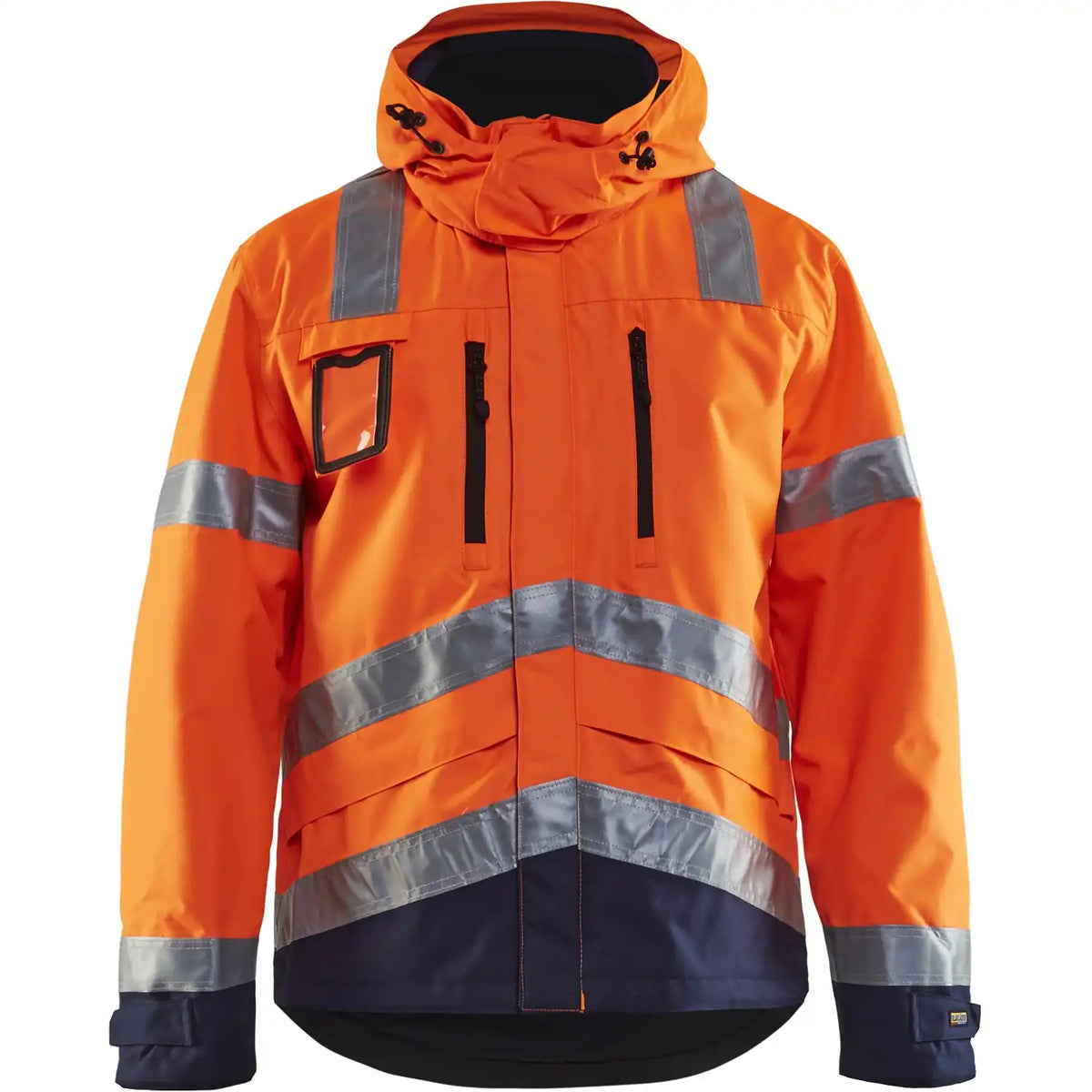 Blåkläder 4837 Warnschutz Regenjacke – orange/marine