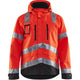 Blåkläder 4837 Warnschutz Regenjacke – rot/schwarz