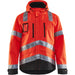 Blåkläder 4837 Warnschutz Regenjacke – rot/schwarz