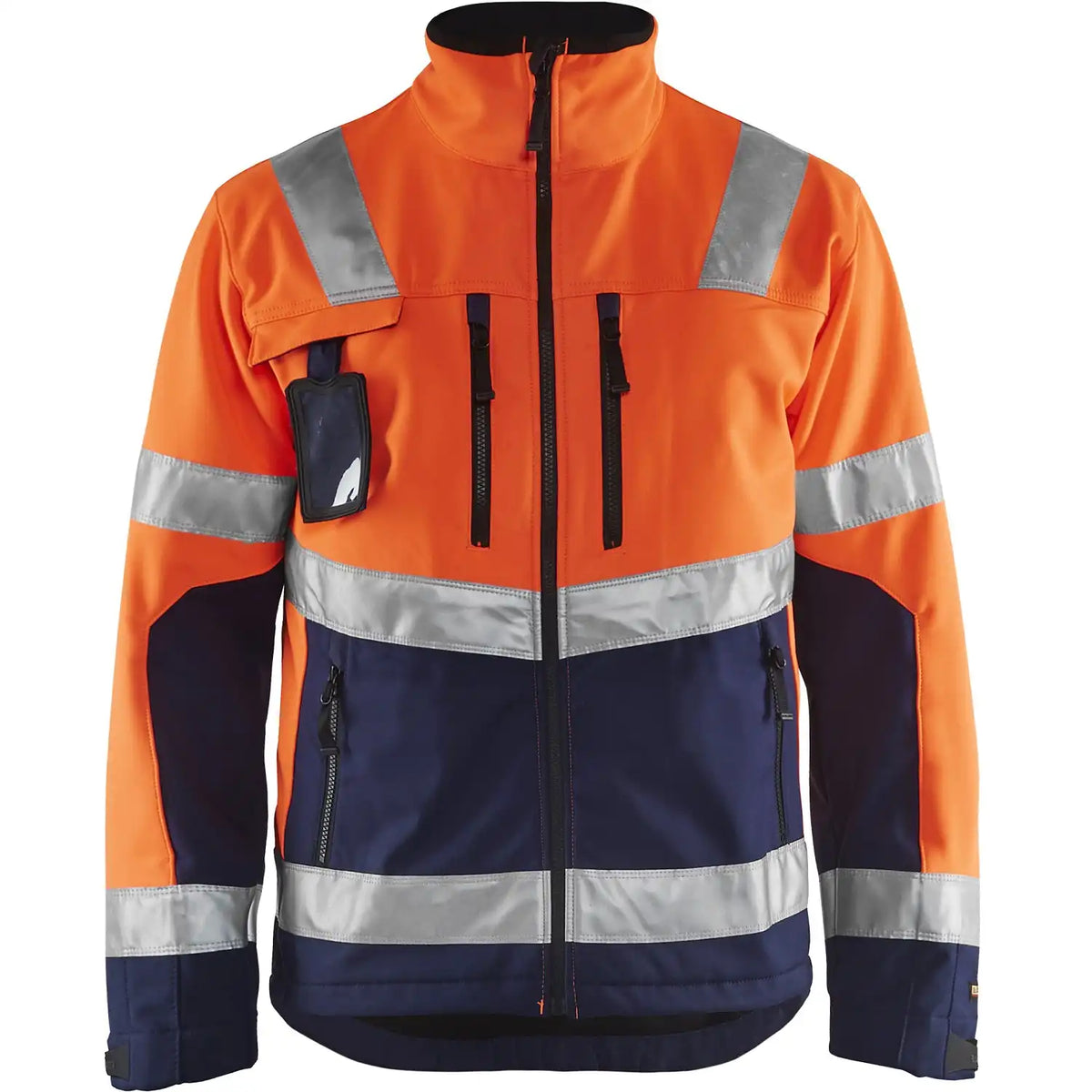 Blåkläder 4900 Warnschutz Softshelljacke – orange/marine