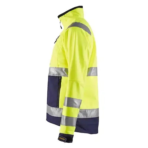 Blåkläder Damen 4902 Warnschutz Softshelljacke – gelb/marine