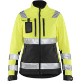 Blåkläder Damen 4902 Warnschutz Softshelljacke – gelb/schwarz