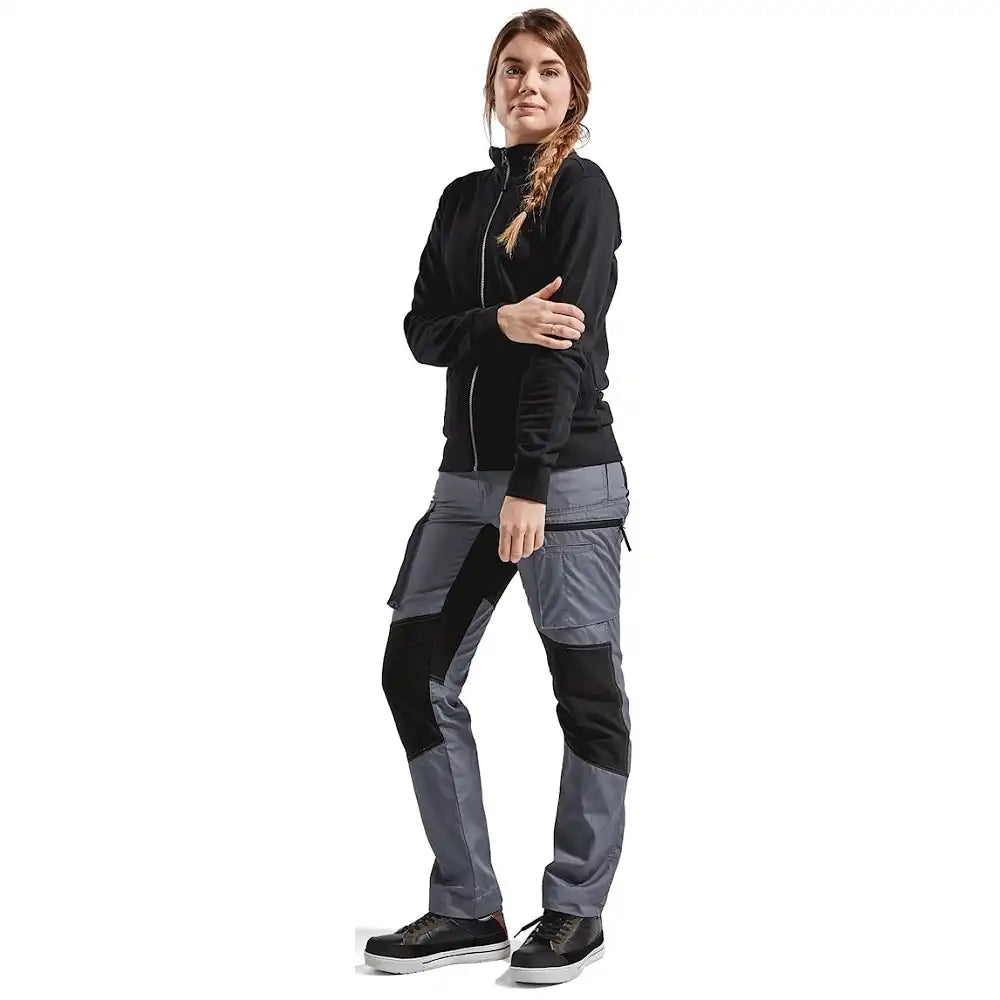 Blåkläder Damen 7159 166g/m² Stretch Servicehose – grau/schwarz