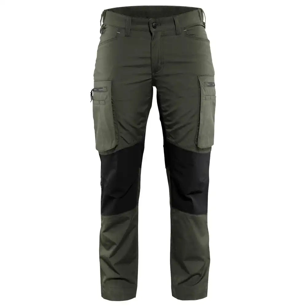 Blåkläder Damen 7159 166g/m² Stretch Servicehose – armygrün/schwarz