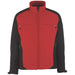 Mascot Dresden Unique zweifarbig Softshelljacke – rot/schwarz