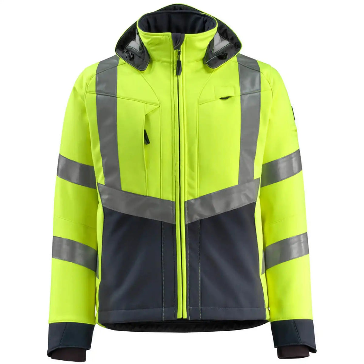Mascot Blackpool zweifarbig WarnSoftshelljacke – gelb/schwarzblau
