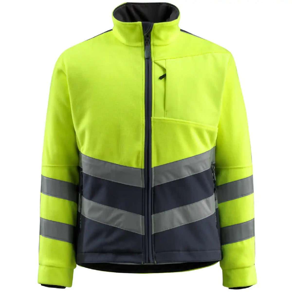 Mascot Sheffield Warnschutz Fleecejacke – gelb/schwarzblau