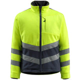 Mascot Sheffield Warnschutz Fleecejacke – gelb/schwarzblau