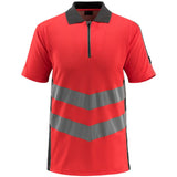 Mascot Murton Safe Supreme Warn-Polo-Shirt – rot/anthrazit
