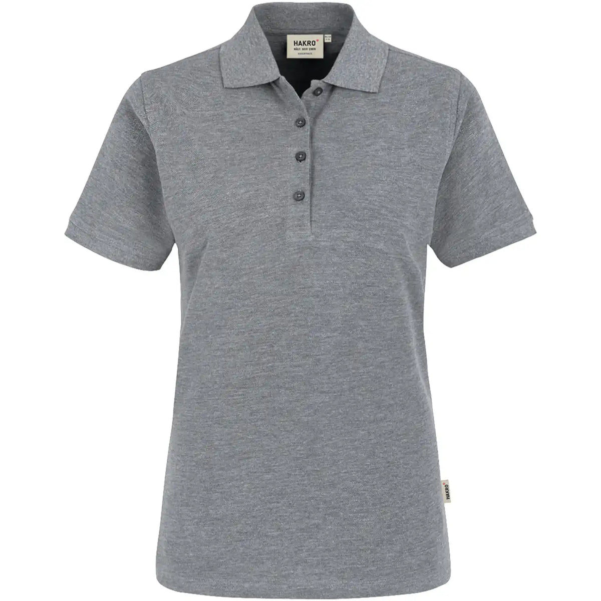Hakro Damen Classic 110 -Poloshirt – grau-meliert