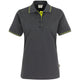 Hakro Damen Casual 203 Contrast Polo-Shirt – anthrazit