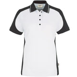 Hakro Damen Contrast Performance 239 Polo-Shirt – weiß