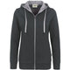 Hakro Damen Bonded 255 -Kapuzen-Jacke – anthrazit
